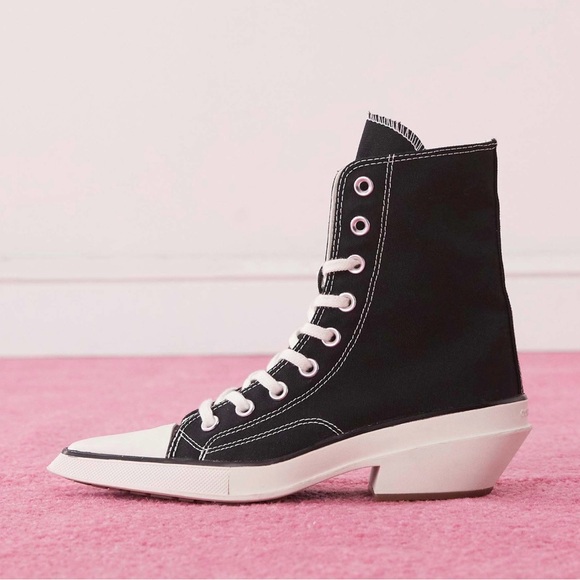 Converse chuck 70 de luxe cowboy boots in black - Picture 2 of 15